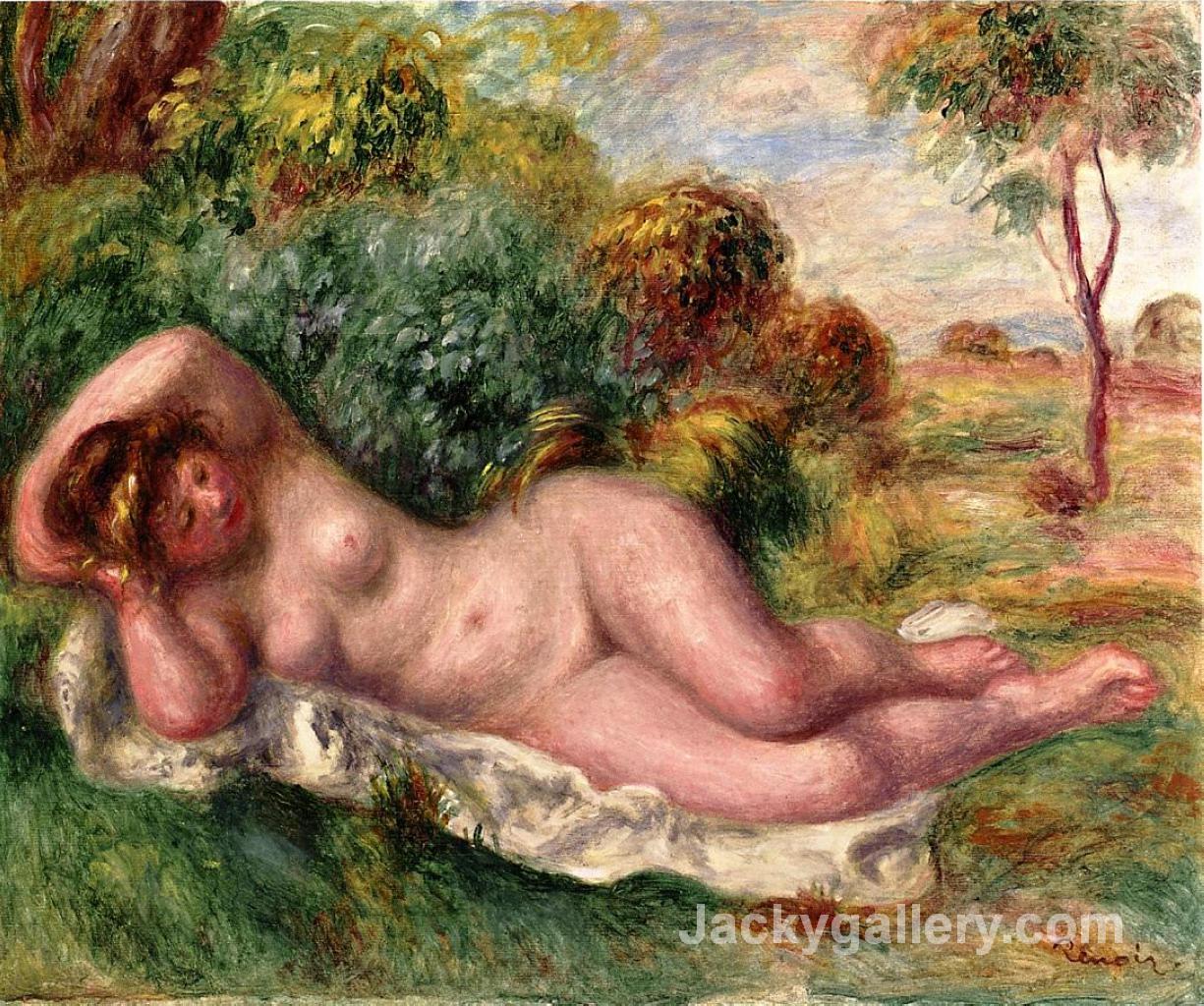 Reclining Nude (The Bakers Wife) by Pierre Auguste Renoir paintings reproduction